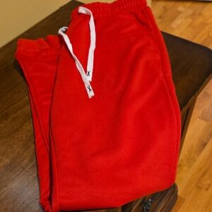 Shein Mens Red Jogger Pants Large NWOT